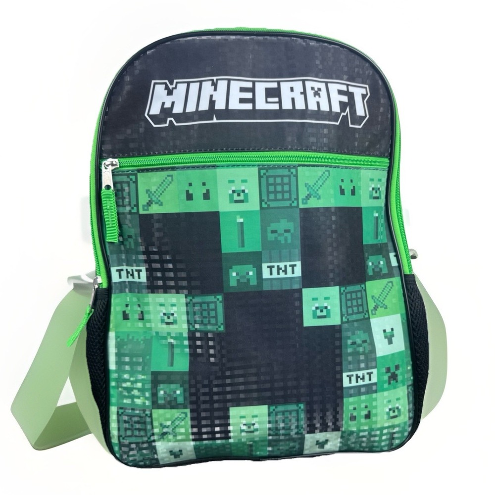 Minecraft Backpack‎ 16" Creeper TNT Kids